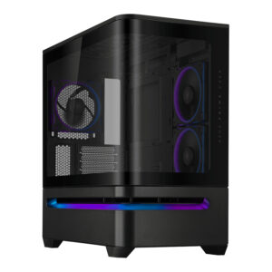 Curved Tempered Glass Micro-ATX Chassis