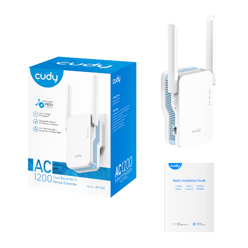 AC1200 WiFi Range Extender